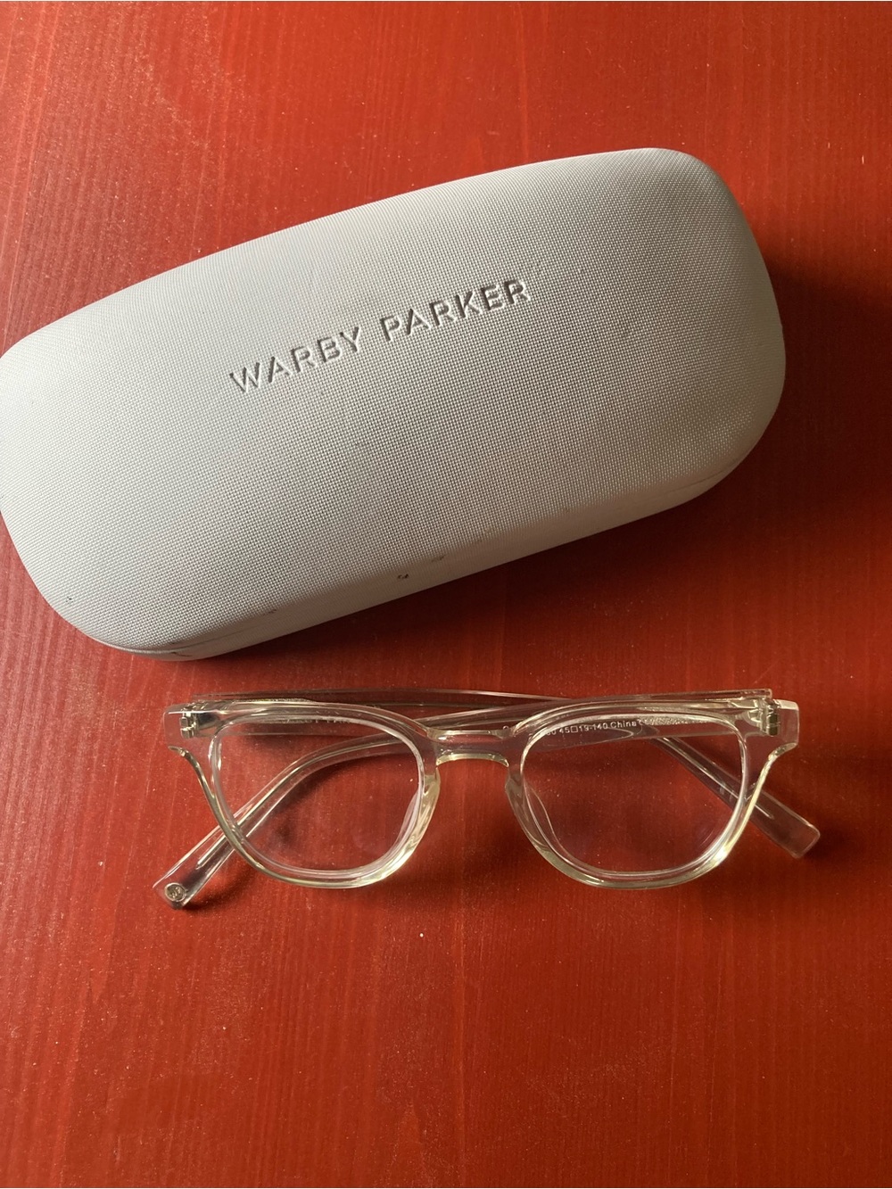 Warby Parker Glasses clear frames with prescription lenses